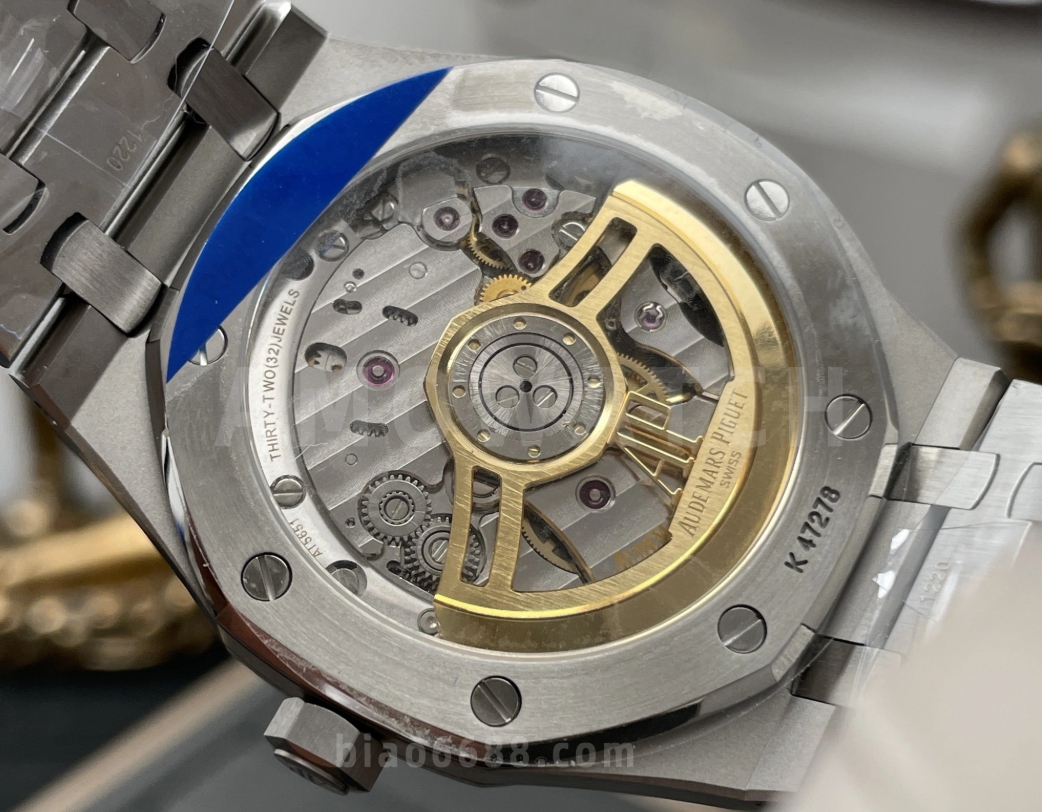 APS공장 오데마피게 로얄오크 50주년 한정판 화이트 텍스처 다이얼 스틸 SS 브레이슬릿 41mm 15510ST