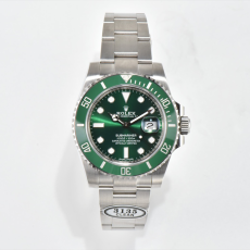 클린공장 롤렉스 서브마리너 헐크 그린 다이얼 40mm V4버전 116610LV