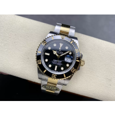클린공장 롤렉스 신형 서브마리너 검판 옐로우 골드 콤비 41mm m126613ln