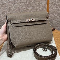 올수공 에르메스 켈리 데페슈 25 Etoupe 토고 실버 하드웨어