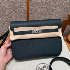 올수공 에르메스 켈리 데페슈 25 vert bosphore 토고 실버 하드웨어
