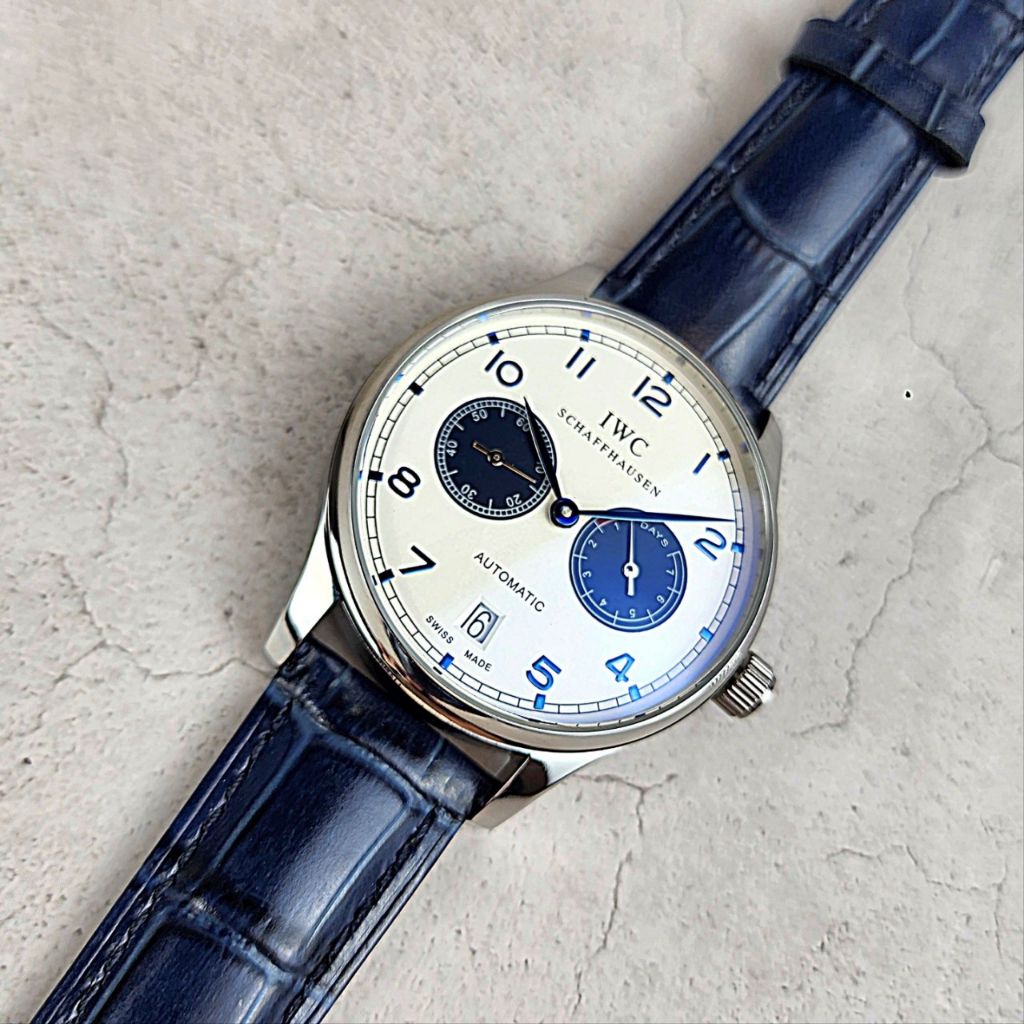 IWC 포르투기저 화이트 다이얼 시계