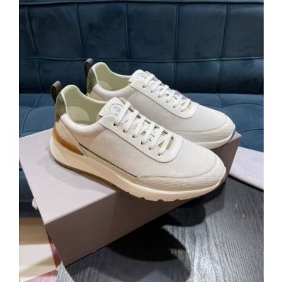 브루넬로 쿠치넬리 카키탭 스니커즈 (신발)