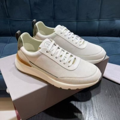브루넬로 쿠치넬리 카키탭 스니커즈 (신발)