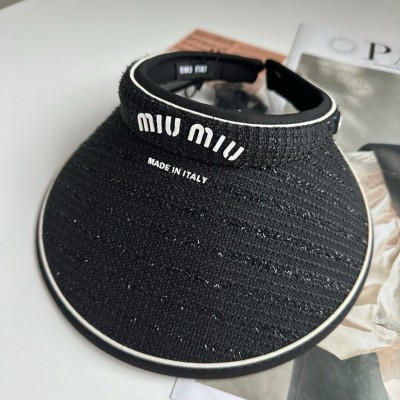 미우미우 반짝이 썬캡 (모자)
