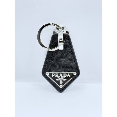 프라다 PDA03 사피아노 삼각 로고 블랙 키링