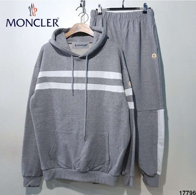 몽클레어 배색 트레이닝 세트