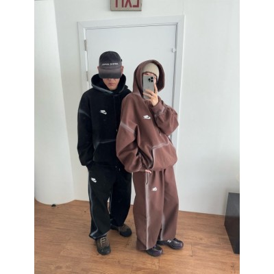 나이키 스트레이 후드 조거 세트