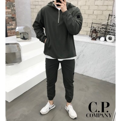 CP컴퍼니 크롬 후드 아노락 카고 조거 세트