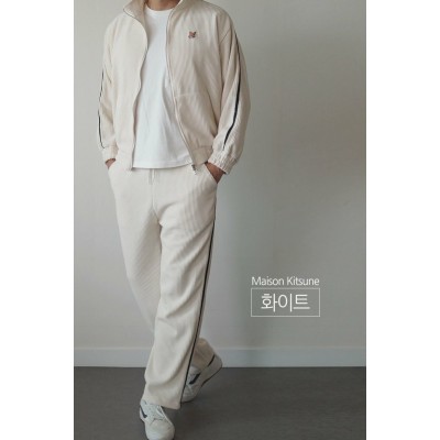 메종키츠네 코듀로이 트레이닝 세트