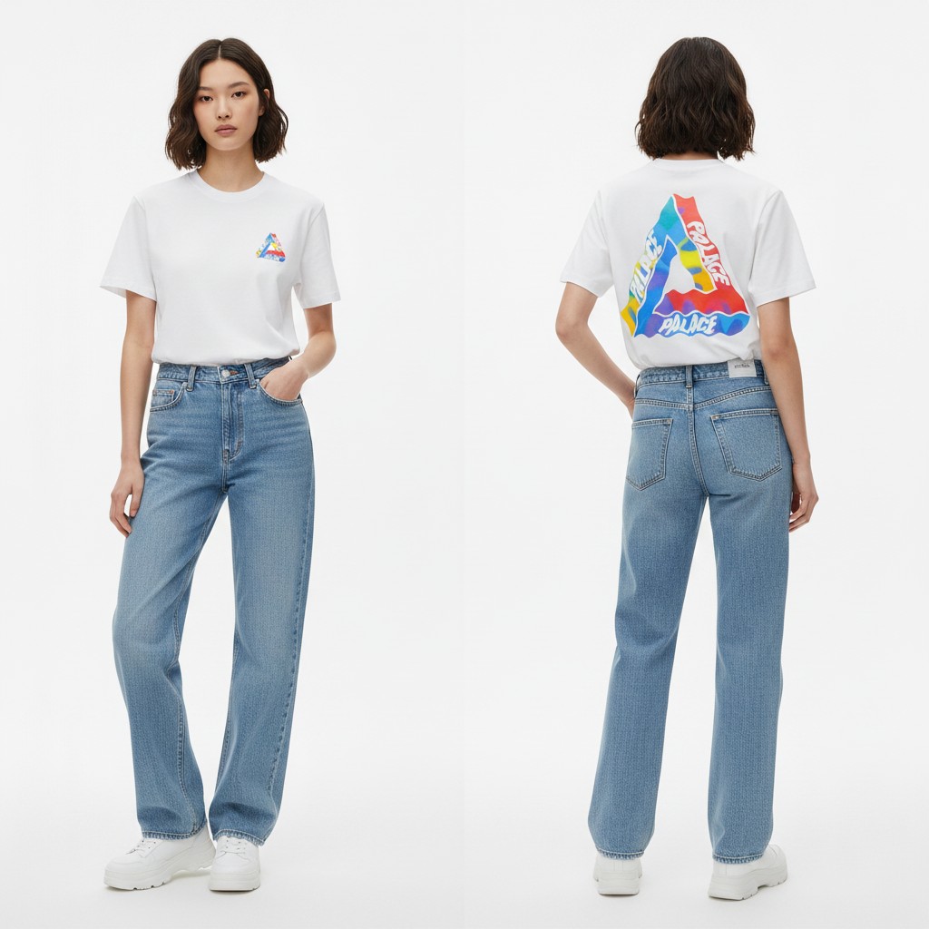 팔라스 레인보우 반팔티