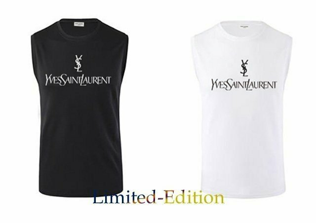 입생로랑 YSL 로고 하프 나시