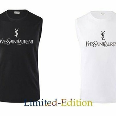 입생로랑 YSL 로고 하프 나시