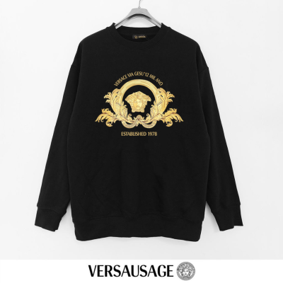 베르사체 Coupe Blason 프린팅 맨투맨