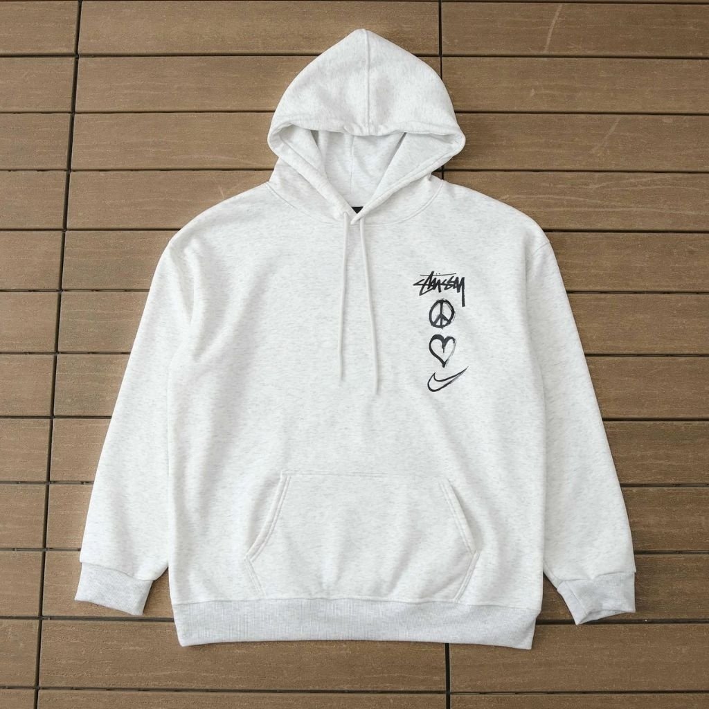 스투시 X 나이키 콜라보 러브피스 후드티