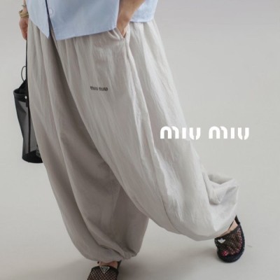 미우미우 여성 에어커튼 팬츠 (바지)