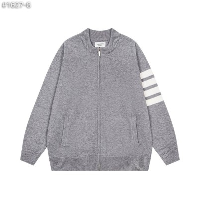 톰브라운 1627-G 4바 니트 그레이 풀집업