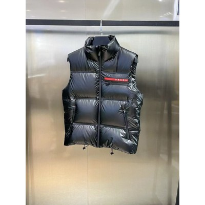 프라다 리나일론 패딩 조끼