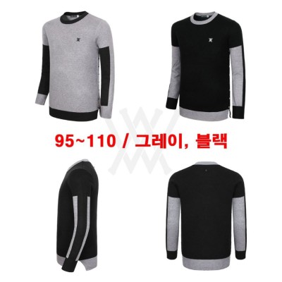 어뉴 스터드 라운드 니트