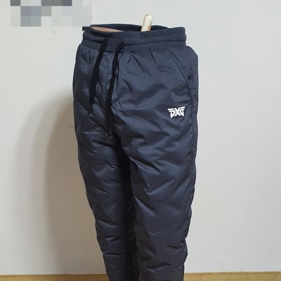 PXG 덕다운 반사 로고 패딩 팬츠 (바지)