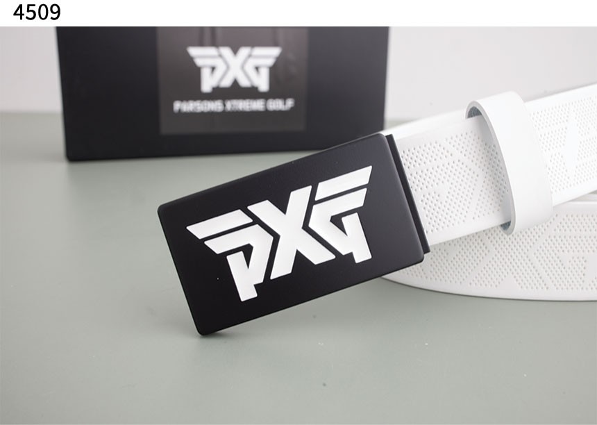 PXG 로고 펀칭 가죽 골프 벨트