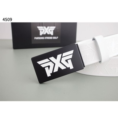 PXG 로고 펀칭 가죽 골프 벨트