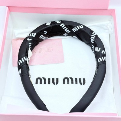 미우미우 MMU02 머리띠 블랙